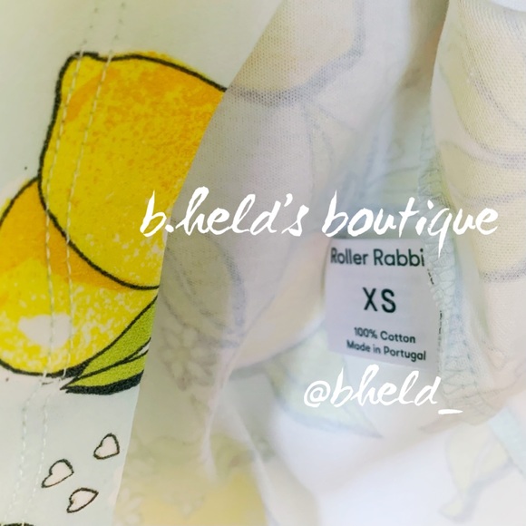 Roller Rabbit Citrus Hearts Polo Pajamas in Light Blue Size XS Brand New NWT - Picture 7 of 16